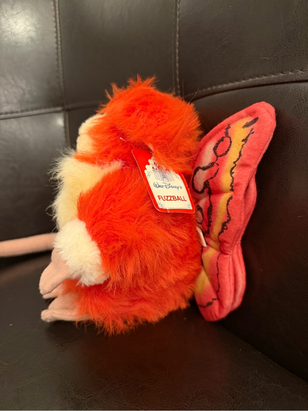 Vintage 1986 Disney Parks Captain EO Fuzzball Plush - NWT Original Tag Rare - Picture 2 of 14